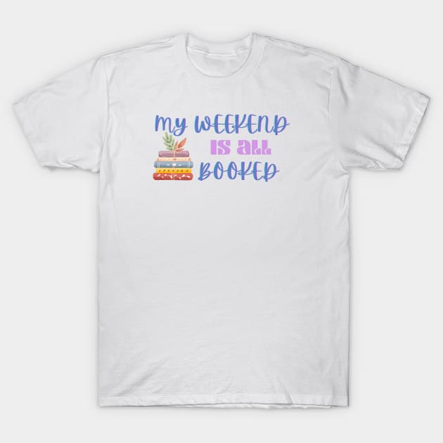 Weekend Book Club T-Shirt by ninistreasuretrove